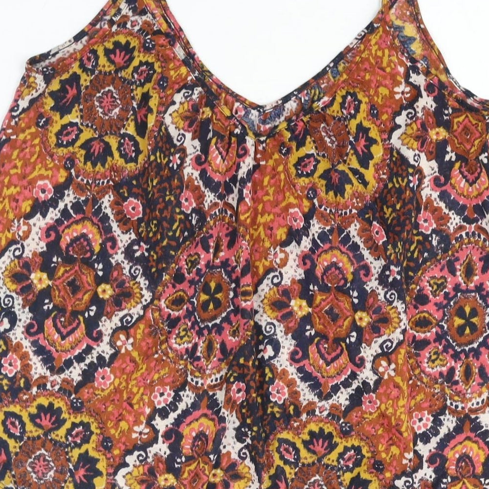 Womens UK Size S H&M Multicoloured Camisole Blouse