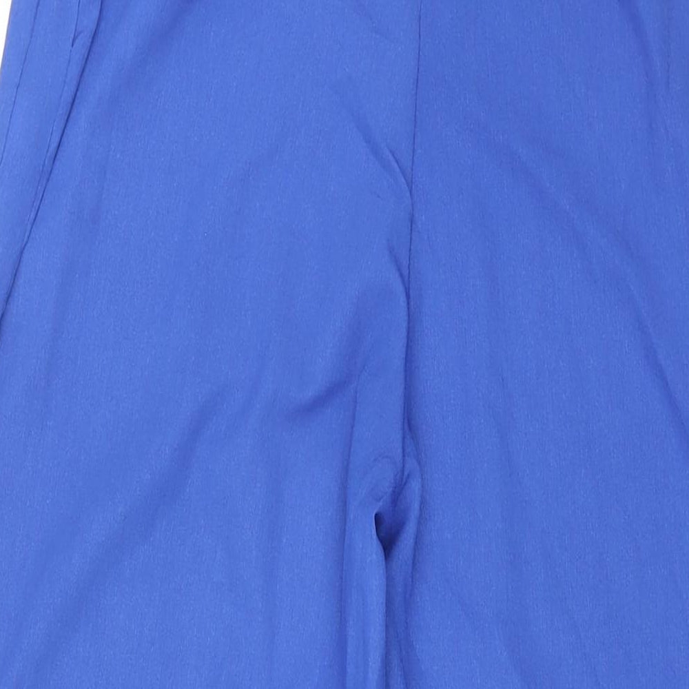 Womens UK Size 12 PRETTYLITTLETHING Regular Fit Blue Trousers