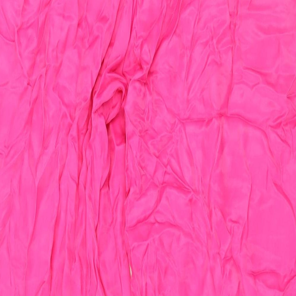 Womens UK Size M Zara Regular Fit Pink Trousers