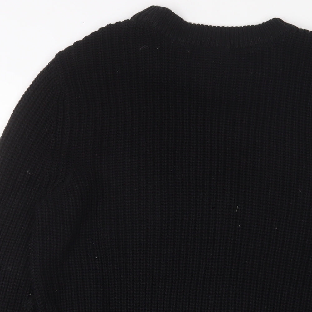 Womens UK Size M H&M Black Pullover Jumper