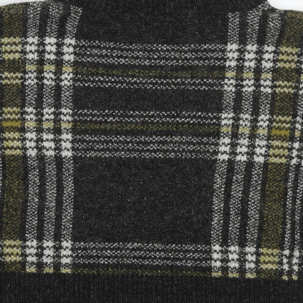 Womens UK Size M New Look Grey Pullover Jumper