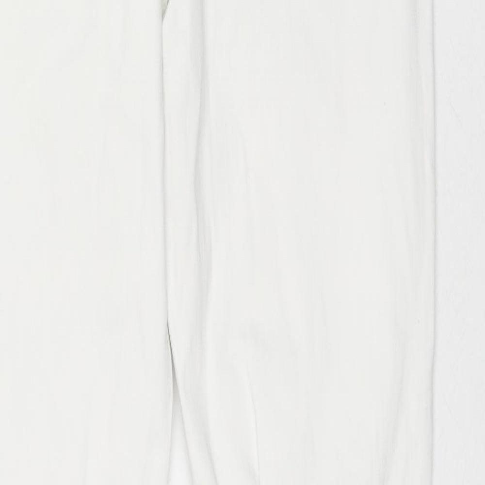 Womens UK Size 12 Marks and Spencer Regular Fit Skinny White Jeans
