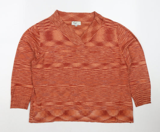Womens UK Size XL Klass Orange Pullover Jumper
