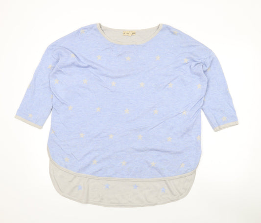 Womens UK Size M Phase Eight Blue Pullover Jumper