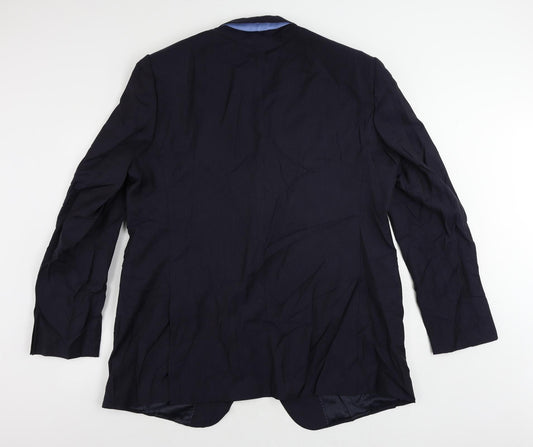 Mens UK Size 48 Marks and Spencer Regular Blue Suit Jacket