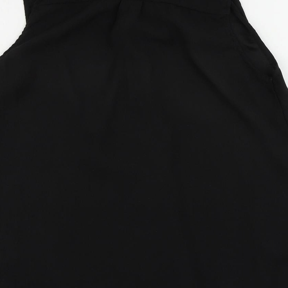 Womens UK Size 6 NEXT Black Basic Blouse