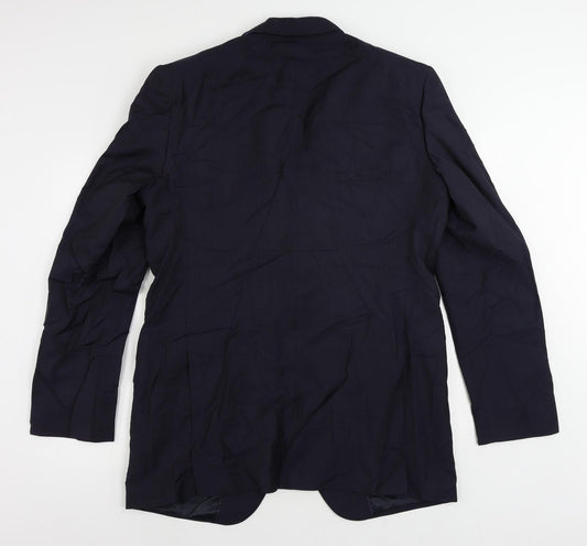 Mens UK Size 42 Marks and Spencer Regular Blue Suit Jacket