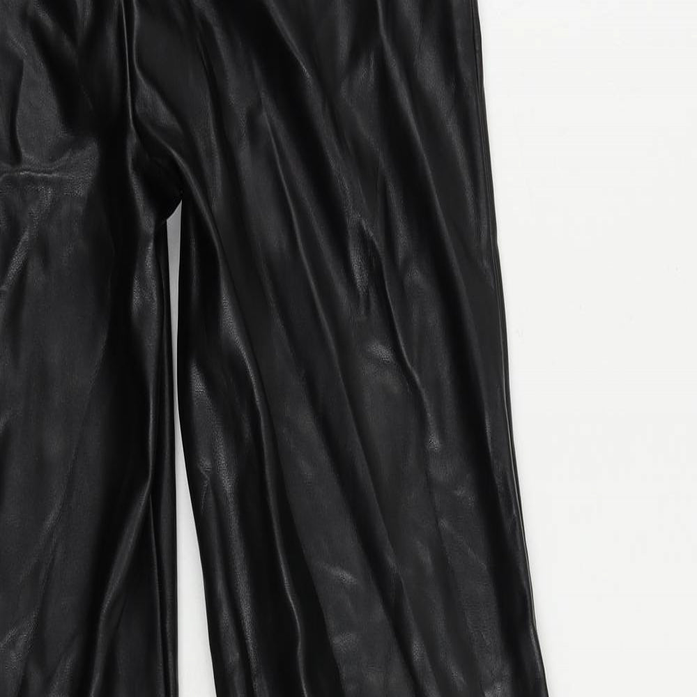 Womens UK Size 8 ASOS Regular Fit Black Trousers