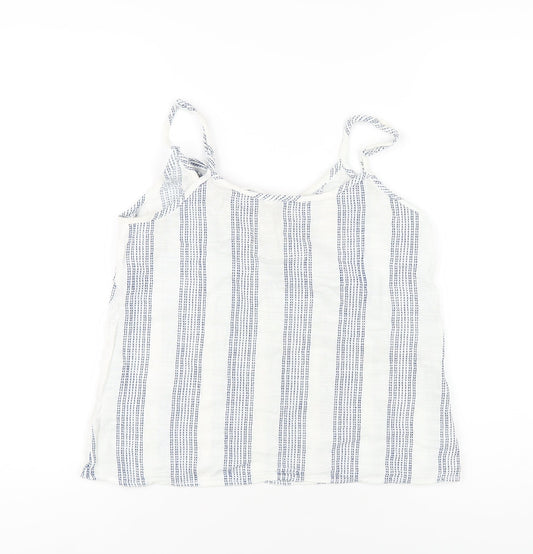 Womens UK Size 10 H&M White Camisole T-Shirt