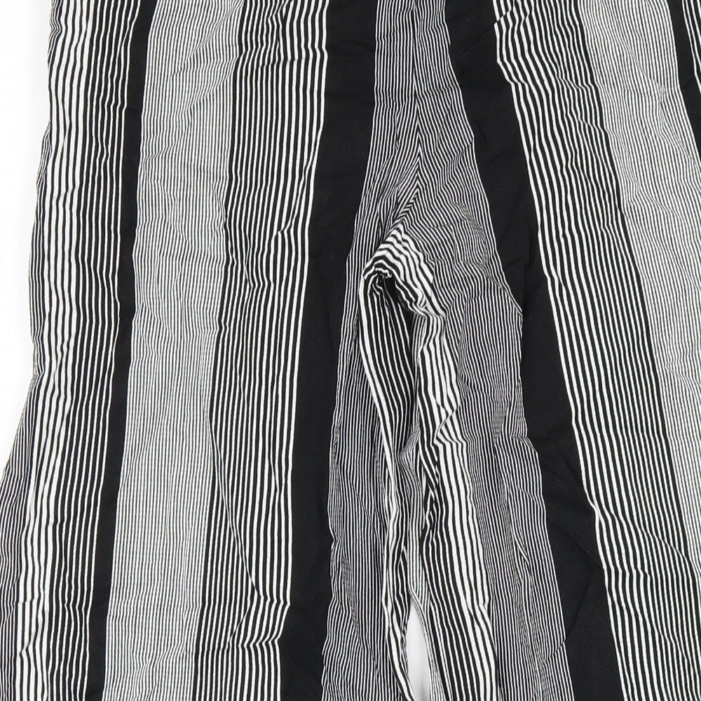 Womens UK Size 8 Marks and Spencer Regular Fit Black Trousers