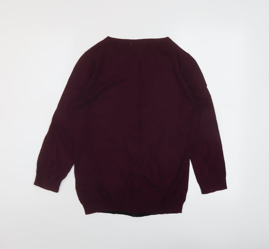 Womens UK Size S H&M Purple Cardigan Jumper