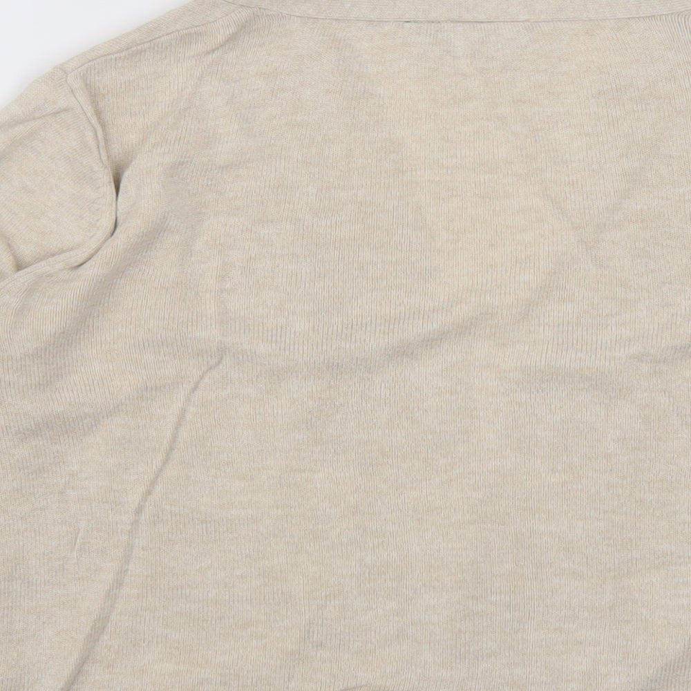 Womens UK Size S Wallis Beige Cardigan Jumper