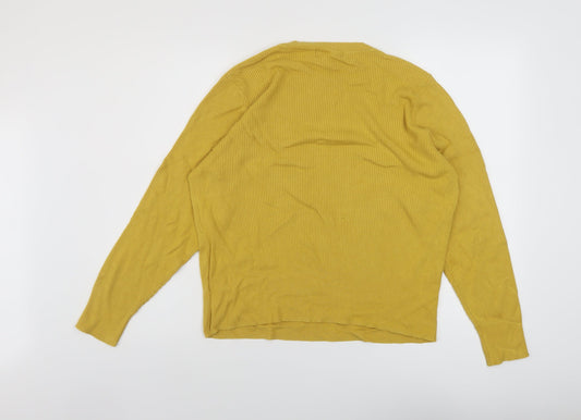 Womens UK Size 20 Marks and Spencer Yellow Pullover Jumper