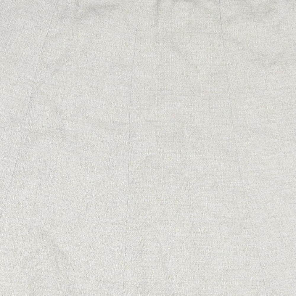 Cotswold Collections Womens Ivory Polyester A-Line Skirt Size 12