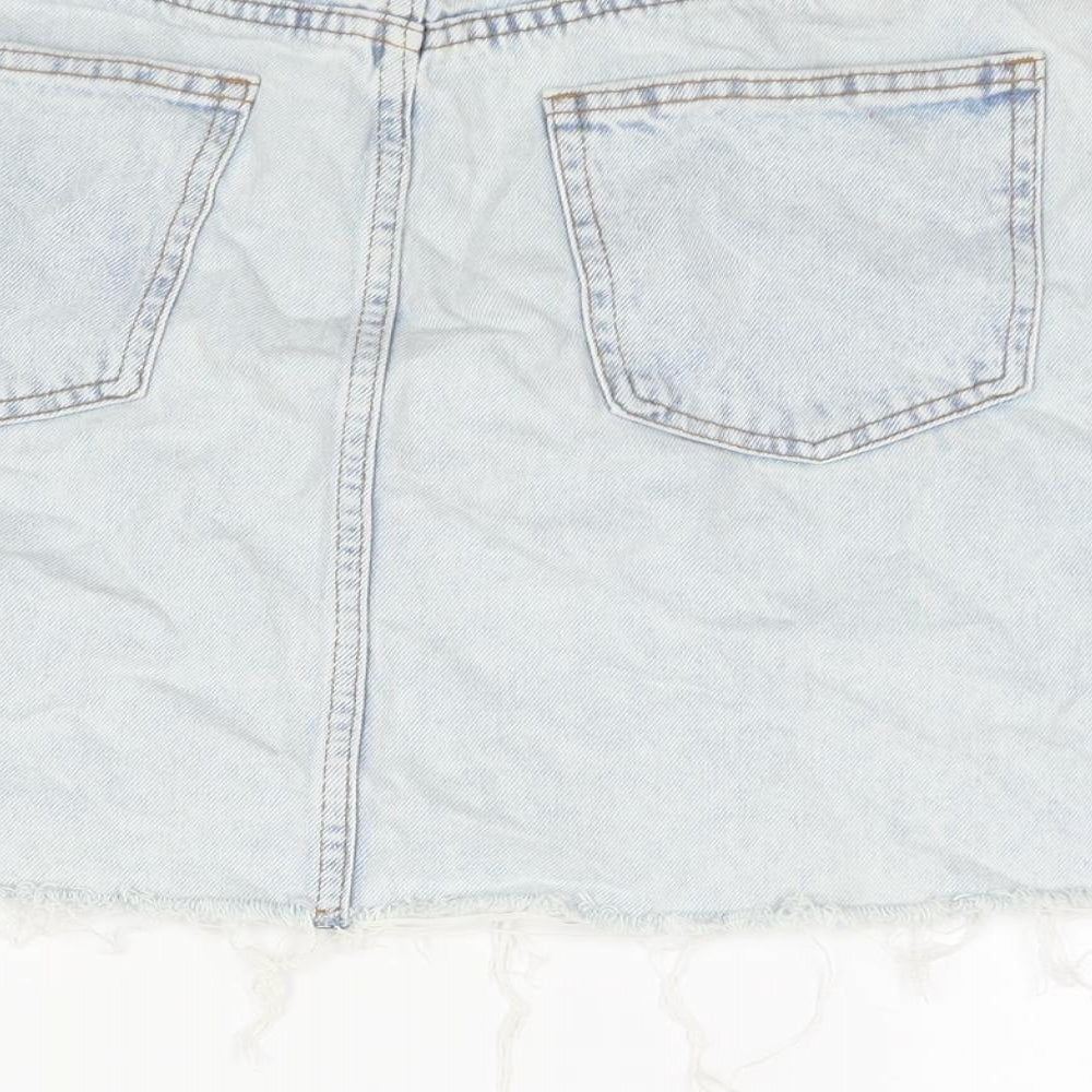 Womens UK Size 10 Denim & Co. A-Line Denim Skirt