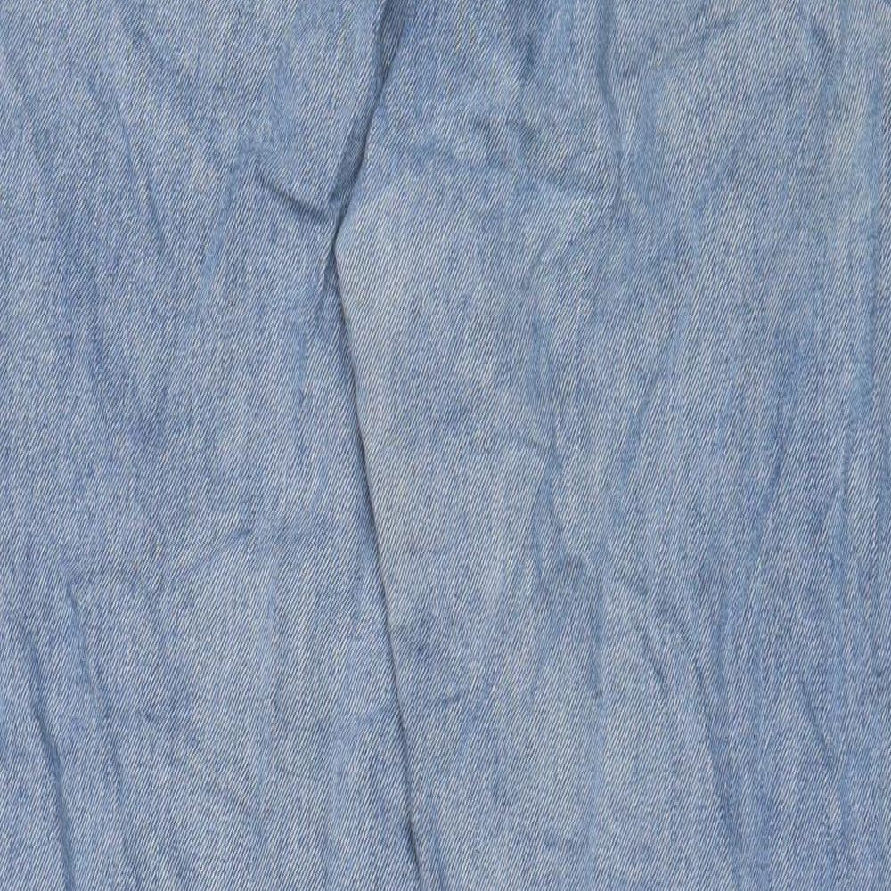 Womens UK Size 28 in Weekday Regular Fit Straight Blue Jeans