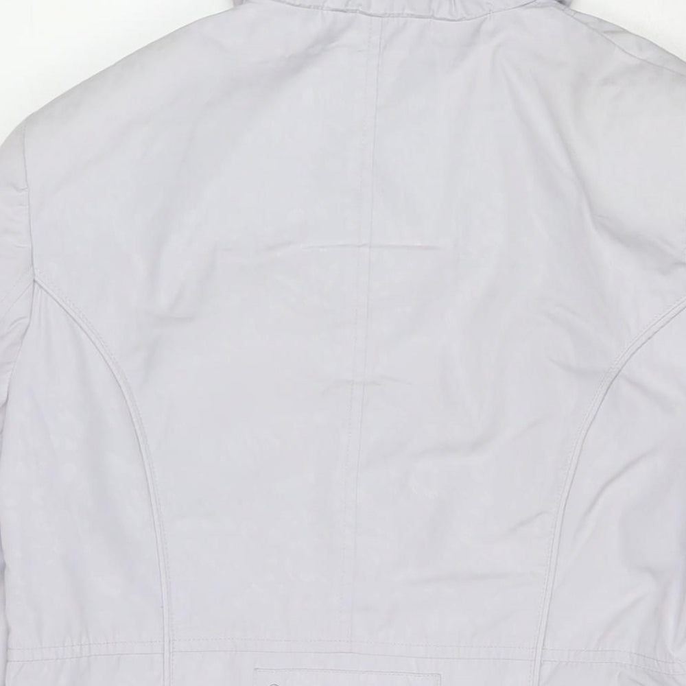 Womens UK Size 10 EWM Grey Rain Coat