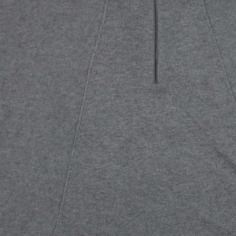 John Lewis Womens Grey Round Neck Acrylic Pullover Jumper Size S