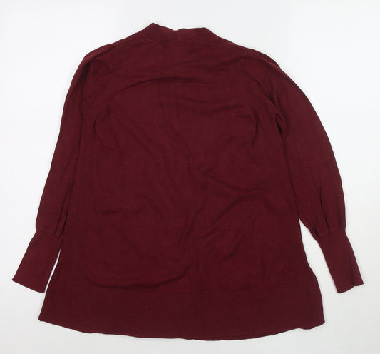Womens UK Size XS Marks and Spencer Red Cape Jumper