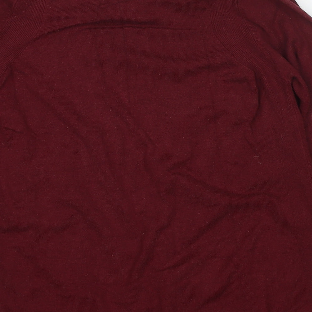 Womens UK Size XS Marks and Spencer Red Cape Jumper