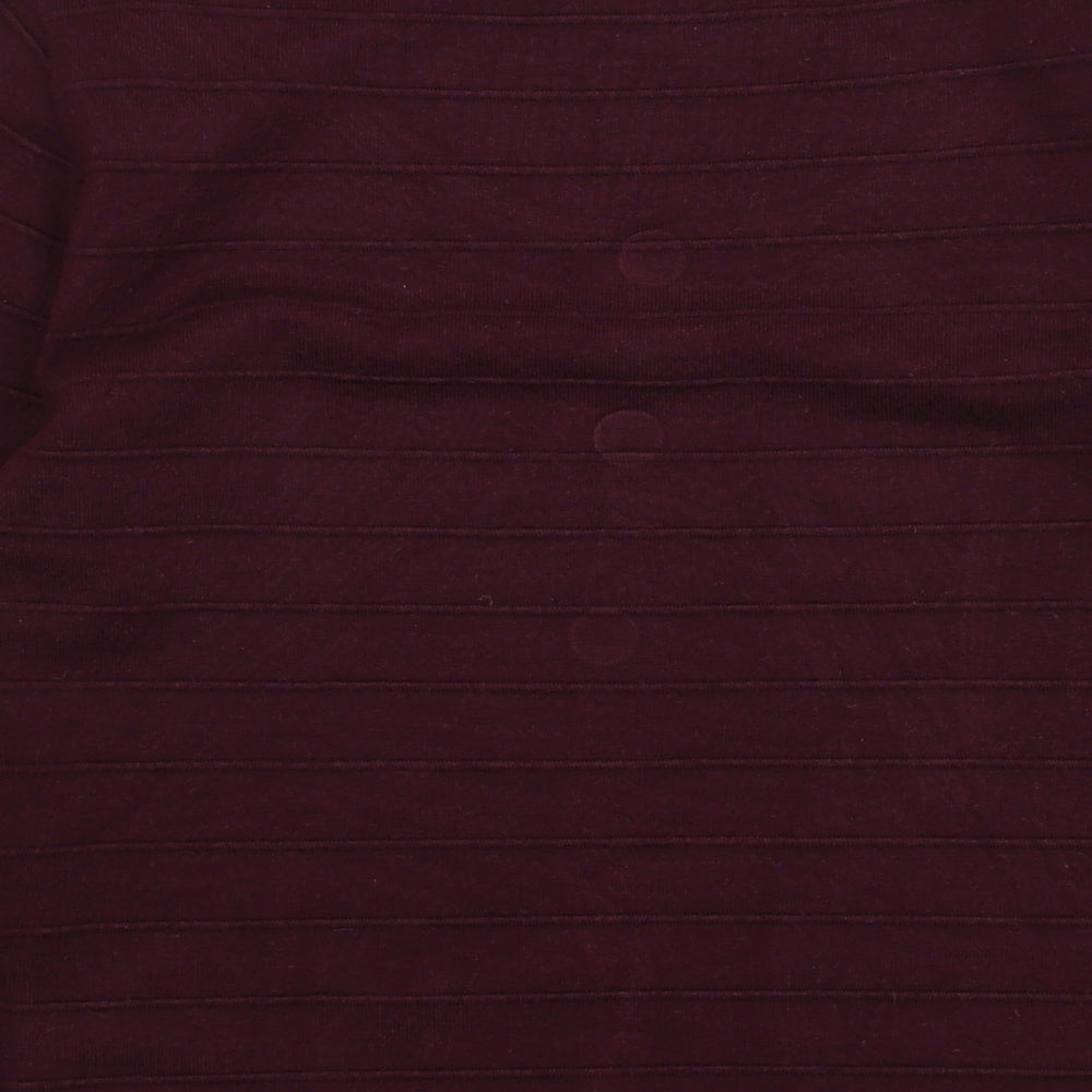 Womens UK Size S Country Casuals Purple Basic Blouse