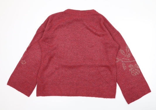 Womens UK Size 10 NEXT Pink Pullover Jumper