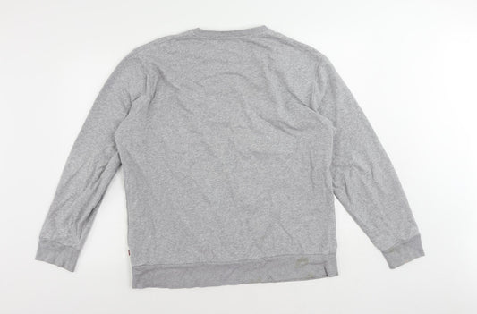 Mens UK Size L Levi's Grey Pullover Sweatshirt
