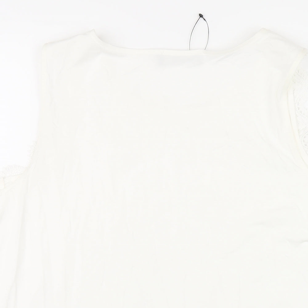 Womens UK Size 20 Marks and Spencer White Basic Tank