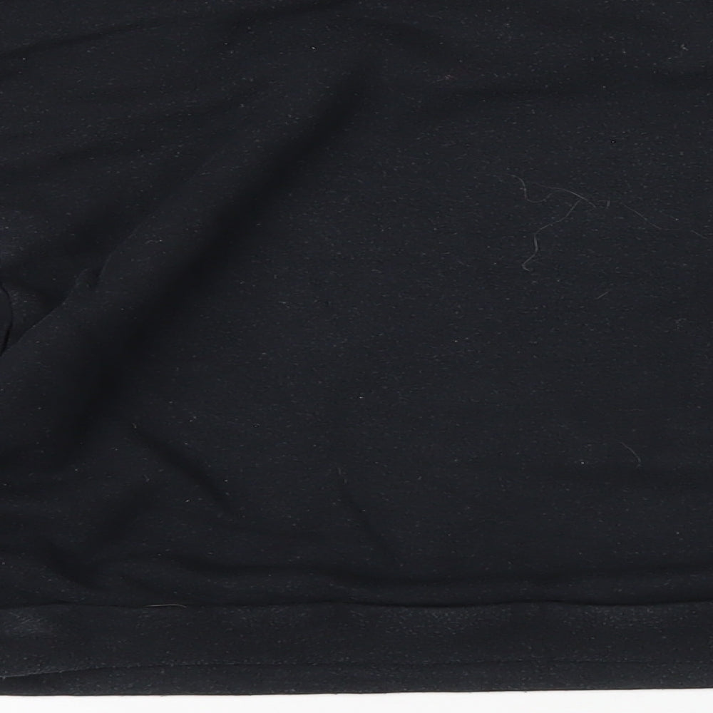 Reebok Womens Black Cotton Pullover Sweatshirt Size XL Pullover