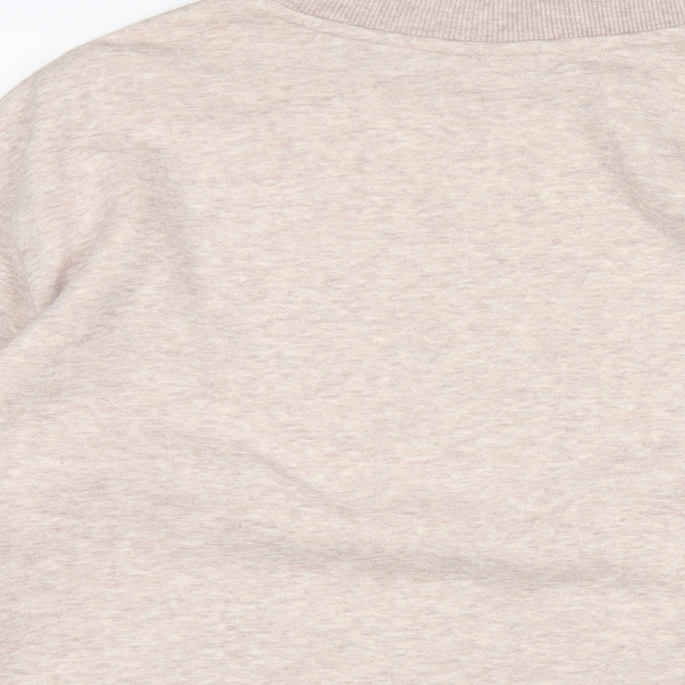 H&M Womens Pink Cotton Pullover Sweatshirt Size XS Pullover