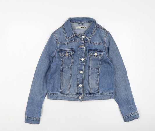 Womens UK Size 8 Topshop Blue Jacket