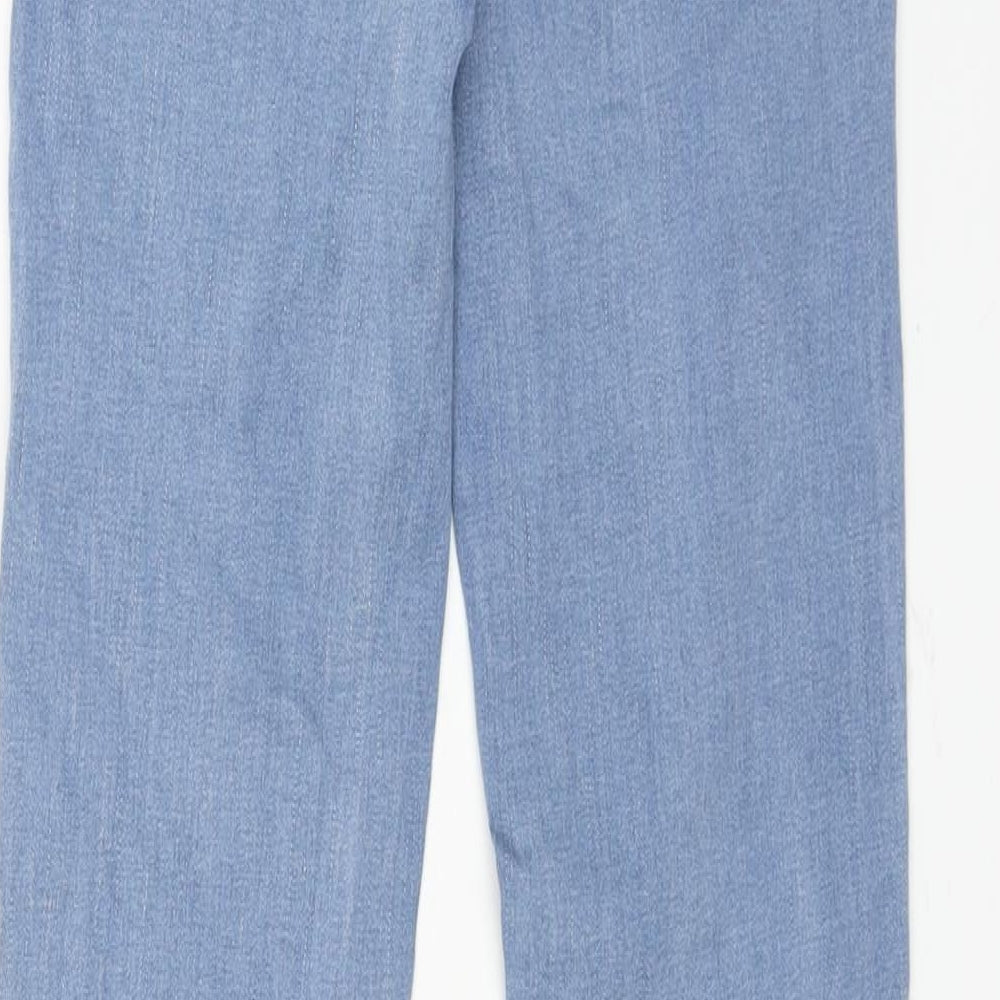 Womens UK Size 8 Toxik3 Regular Fit Skinny Blue Jeans