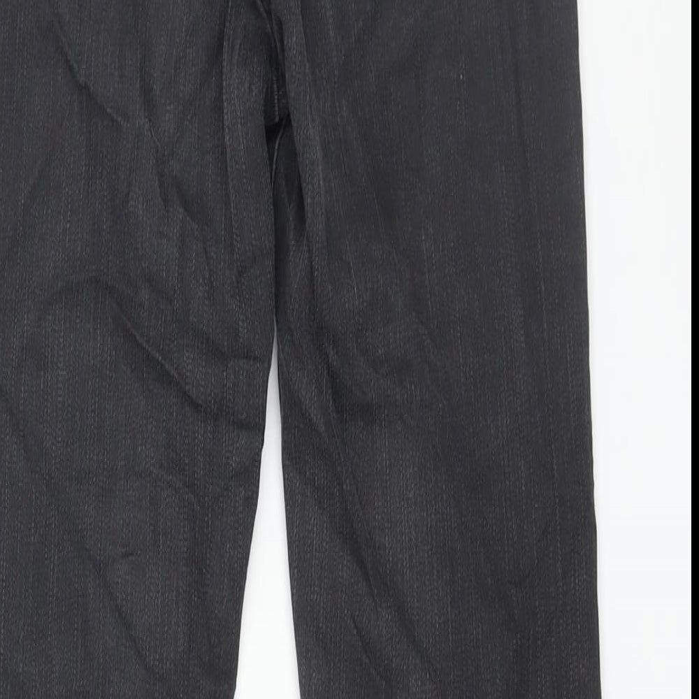 Topshop Womens Black Cotton Skinny Jeans Size 30 L34 in Regular Zip