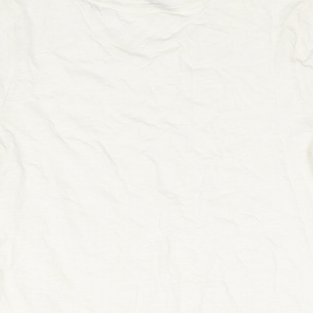 Womens UK Size 8 Per Una Ivory Basic Blouse
