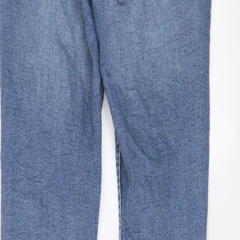Womens UK Size 12 H&M Regular Fit Skinny Blue Jeans