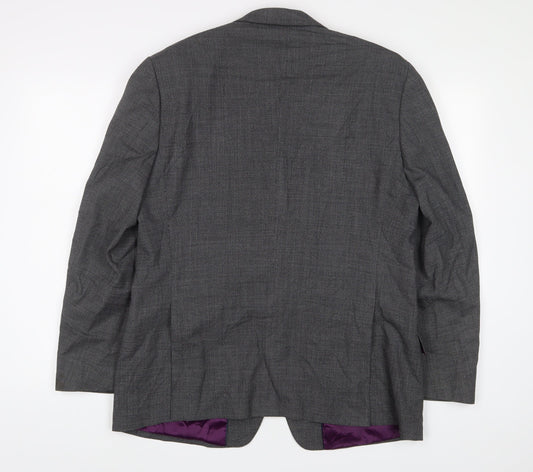 Mens UK Size 42 Autograph Regular Grey Suit Jacket