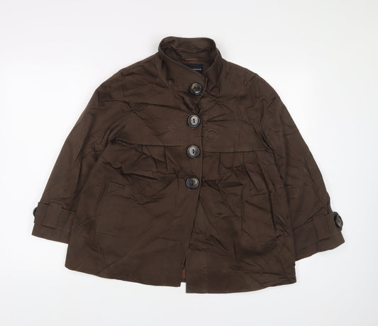 Womens UK Size 14 Dorothy Perkins Brown Jacket