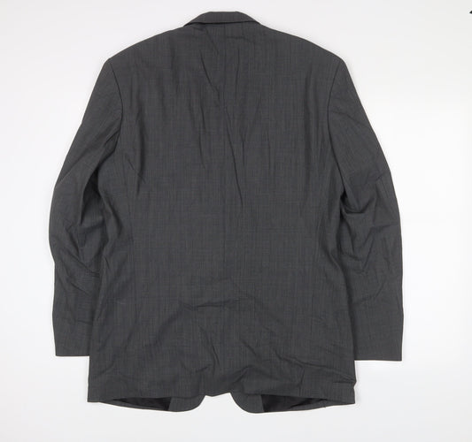 Mens UK Size 40 Marks and Spencer Regular Grey Suit Jacket