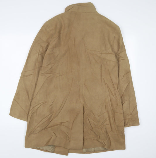 Womens UK Size 12 Lady Line Beige Overcoat