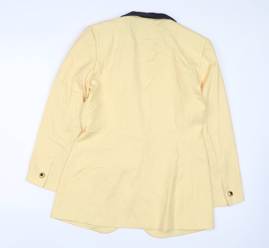 Womens UK Size 8 Kasper Yellow Jacket