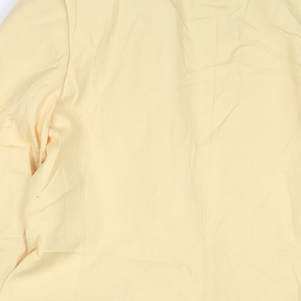Womens UK Size 8 Kasper Yellow Jacket