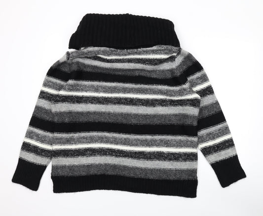 Womens UK Size 2 M&Co Black Pullover Jumper