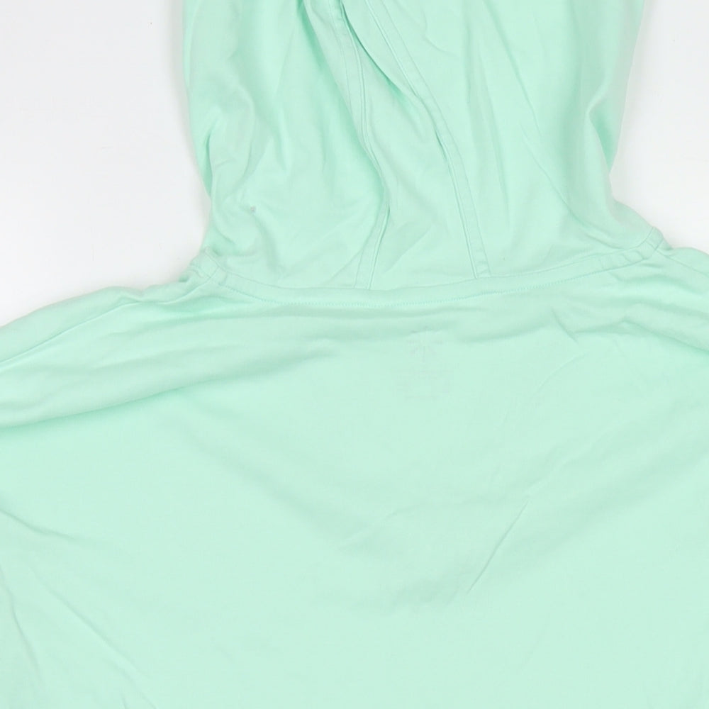 Isaac Mizrahi Womens Blue Cotton Pullover Hoodie Size XL Pullover