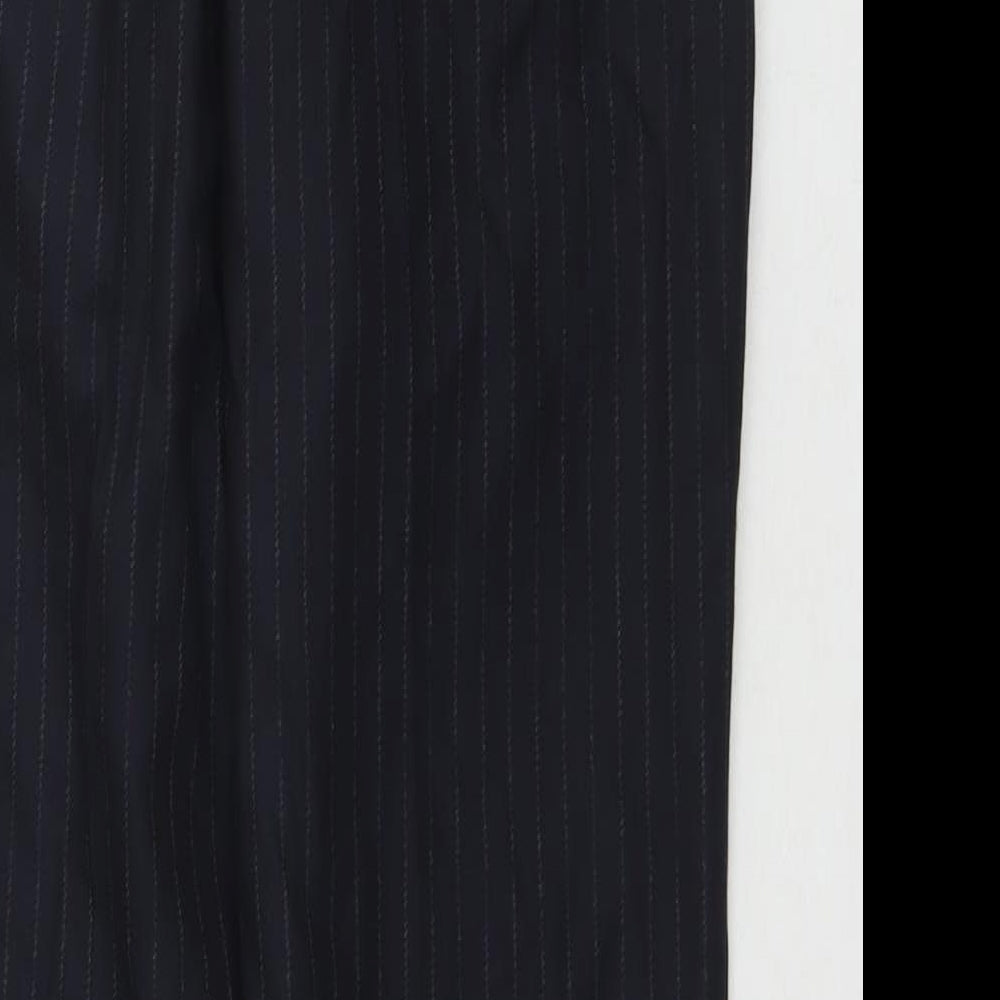 Womens UK Size S Zara Regular Fit Blue Trousers