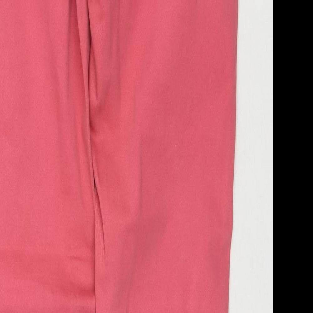 River Island Womens Pink Cotton Skinny Jeans Size 6 L30 in Regular Zip