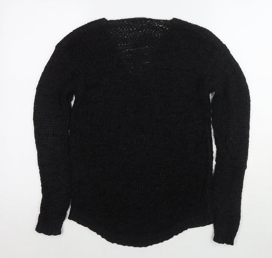 Womens UK Size S H&M Black Pullover Jumper