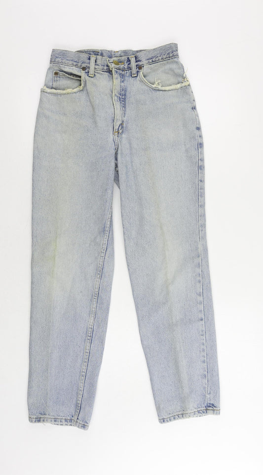 Womens UK Size 26 in Lee Regular Fit Straight Blue Jeans