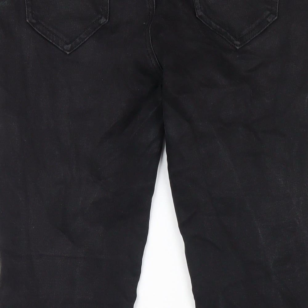 Denim & Co. Womens Black Cotton Skinny Jeans Size 10 L29 in Regular Zip