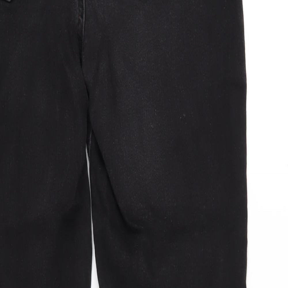Soon Womens Black Cotton Jegging Jeans Size 12 L30 in Regular