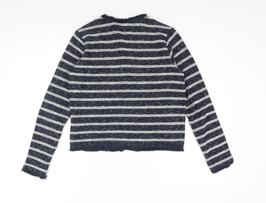 Womens UK Size 10 Miss Selfridge Blue Cardigan Jumper